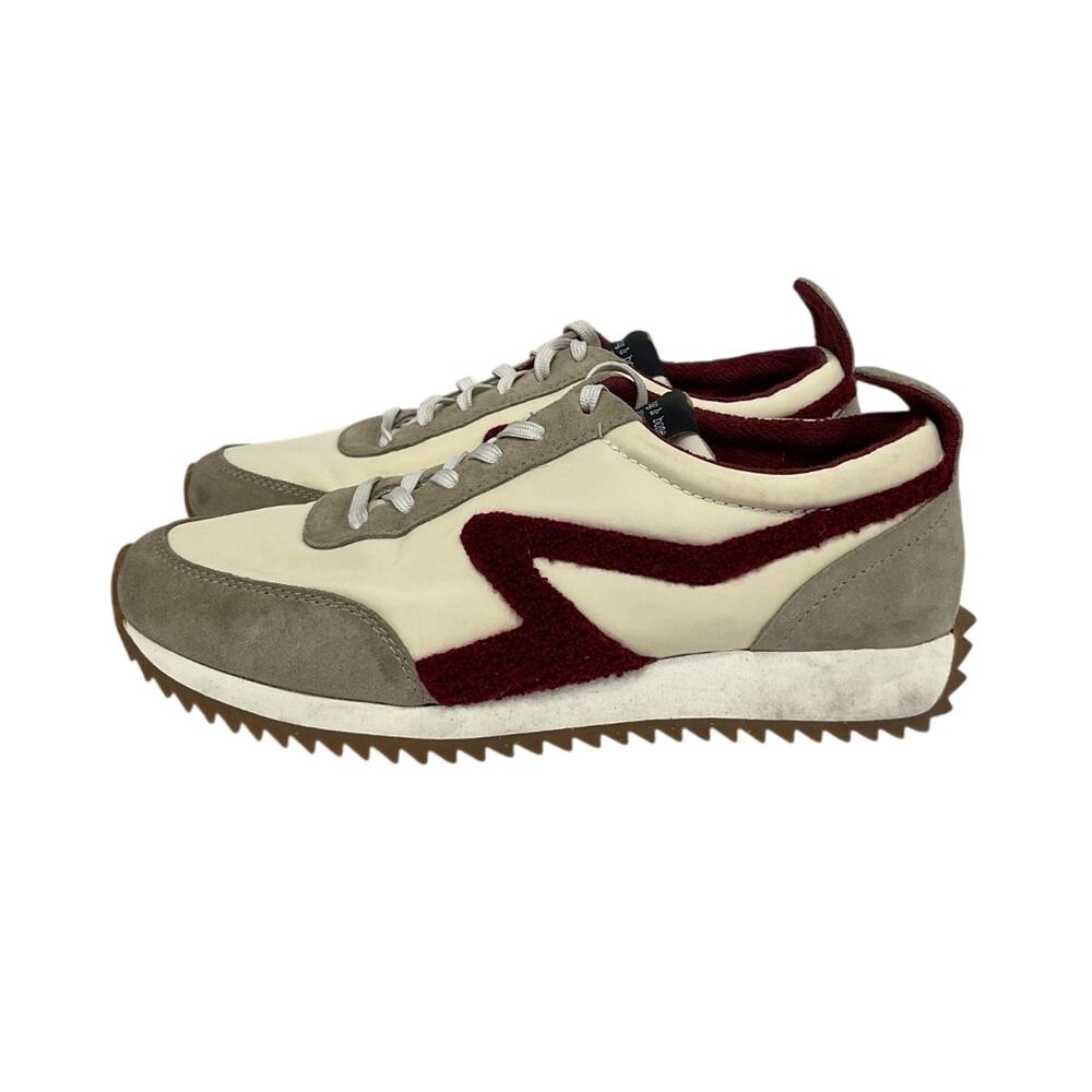 Rag & Bone Classic Cream And Grey Retro Runner Shoes Size Eu 39.5 (us Womens - Picture 3 of 7